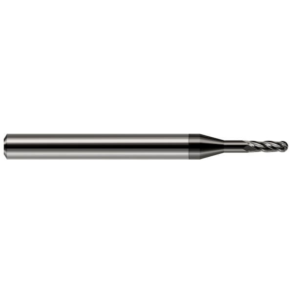 Miniature End Mill - 4 Flute - Ball